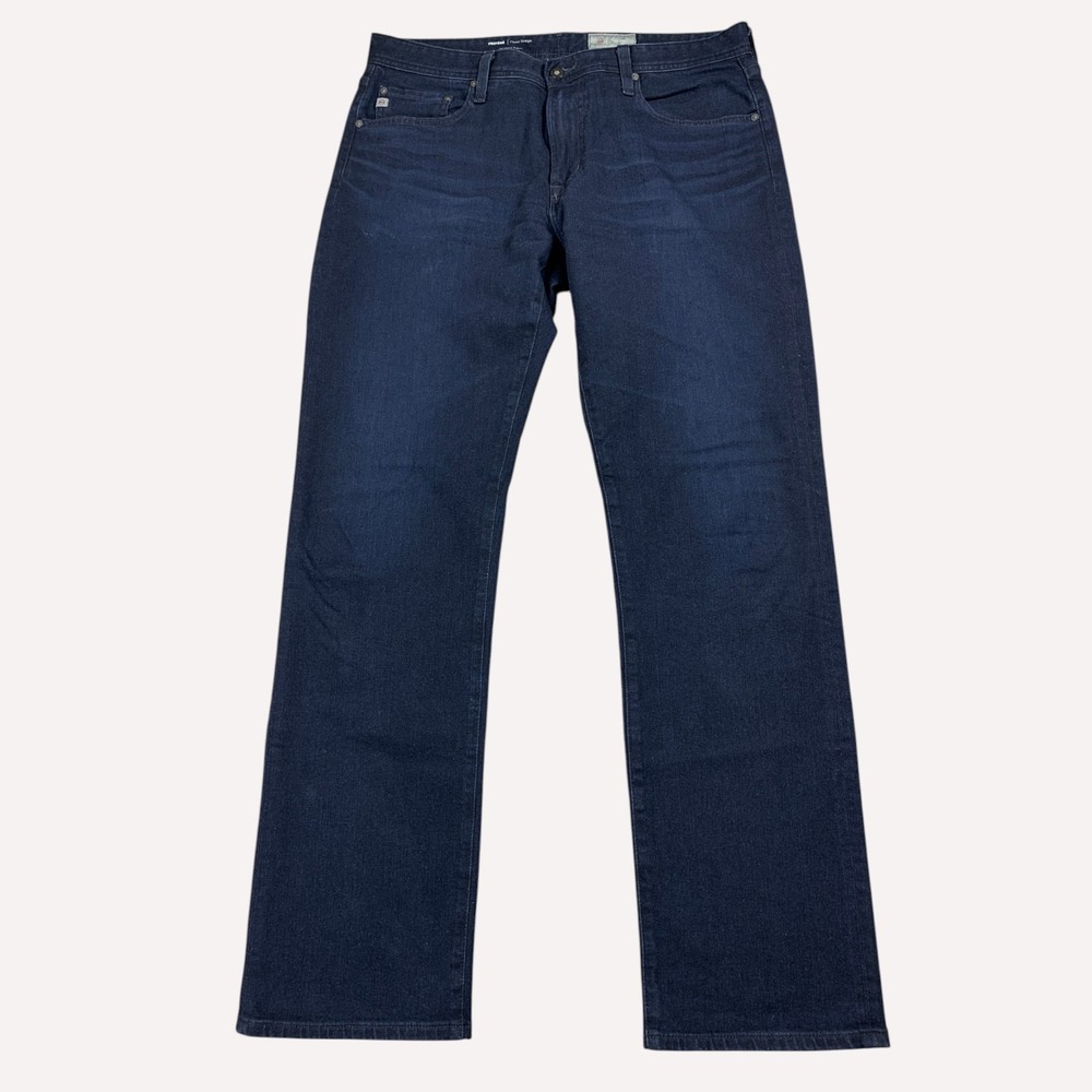 AG Adriano Goldschmied Protege Classic Straight Jeans Mens 35x34 Japanese Fabric